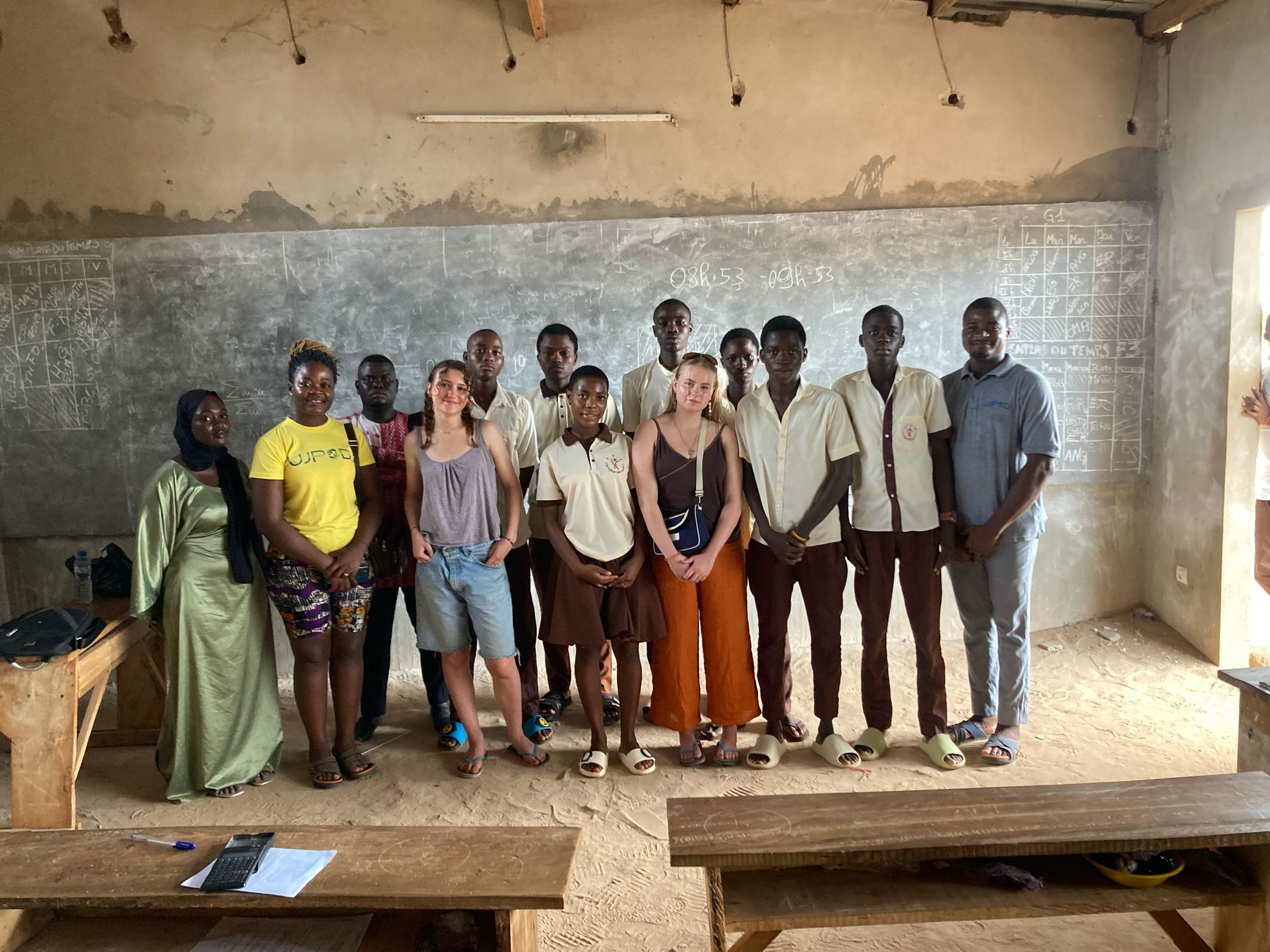 Photo de groupe du camp chantier